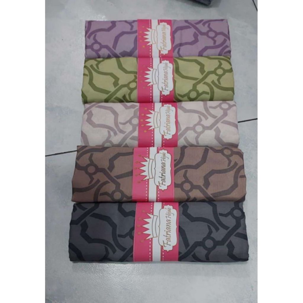 Monogram pattern Scarf LY Jilbab Voal Branded
VH premium kerudung Hijab Voal 