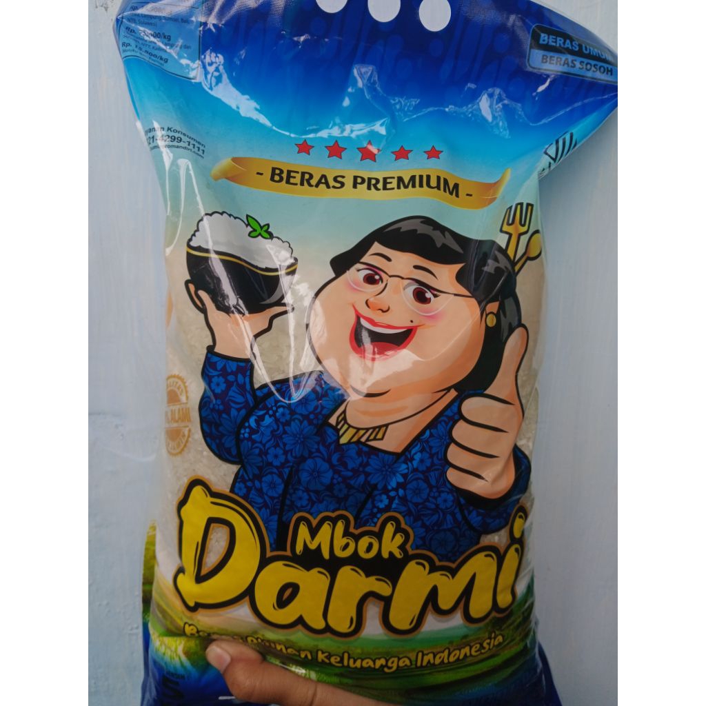 Beras Premium merk Mbok Darmi 5kg