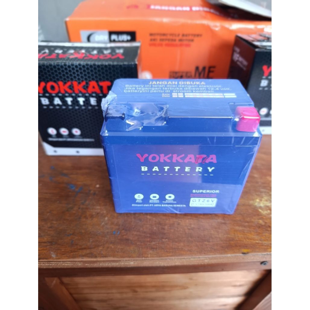 Aki kering aki motor Beat deluxe new nmax PCX YOKKATA GTZ6V 6 Amper