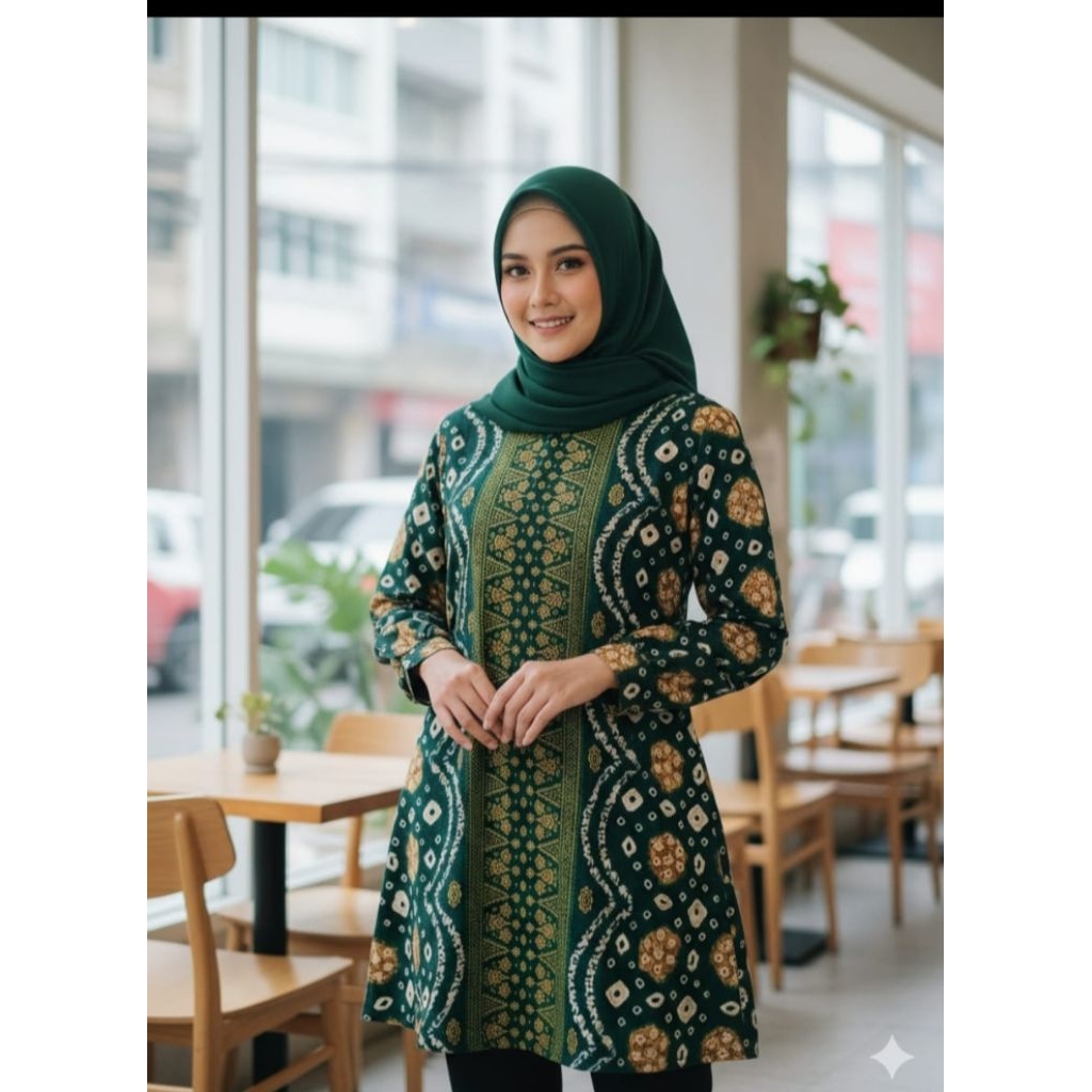 tunik jumputan Dolby