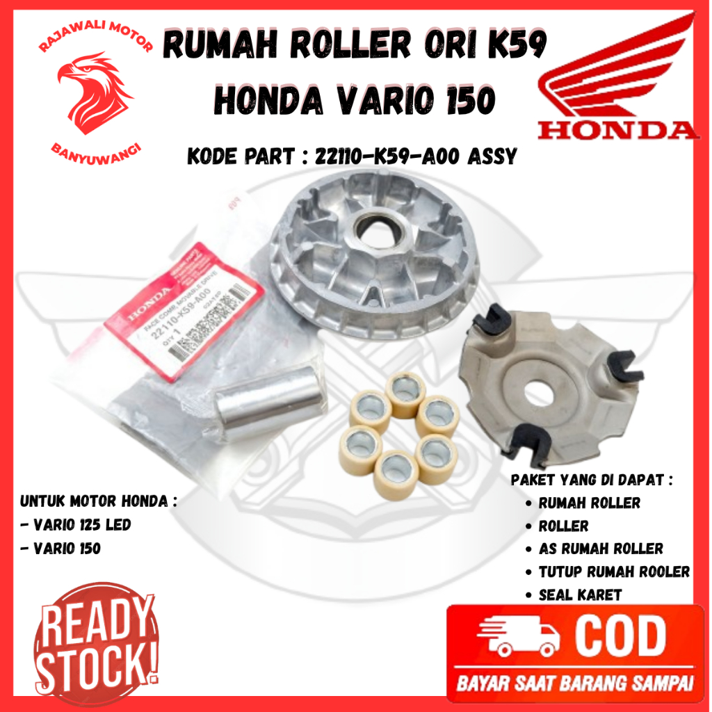 rumah roller vario 150 ori - rumah roller vario 125 led - K59