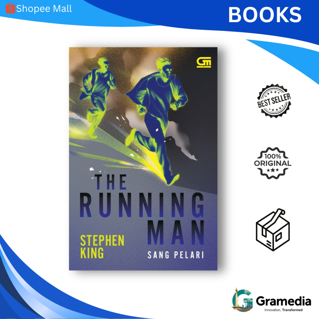 Gramedia MKG - Novel Sang Pelari (The Running Man) (Stephen King)