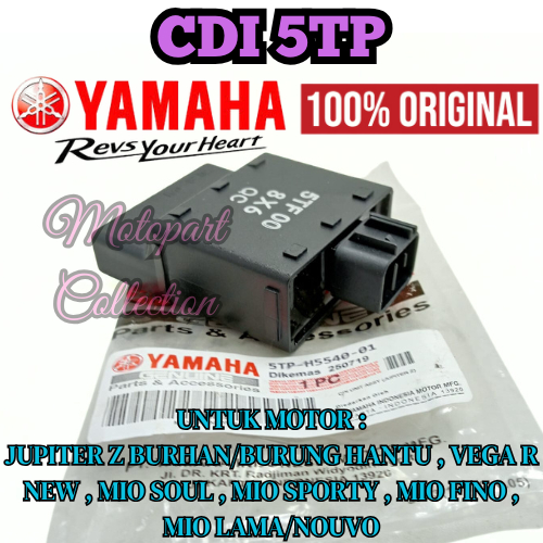 CDI KODE-5TP YAMAHA JUPITER Z BURHAN VEGA R NEW MIO SOUL SPORTY FINO KUALITAS ASLI 100% ORIGINAL .