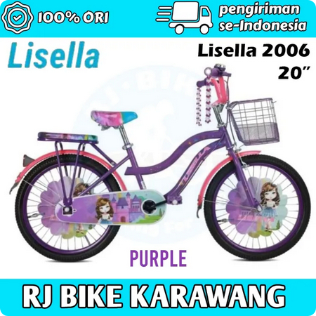 Sepeda Anak Perempuan Mini 20 Inch Lisella Keranjang