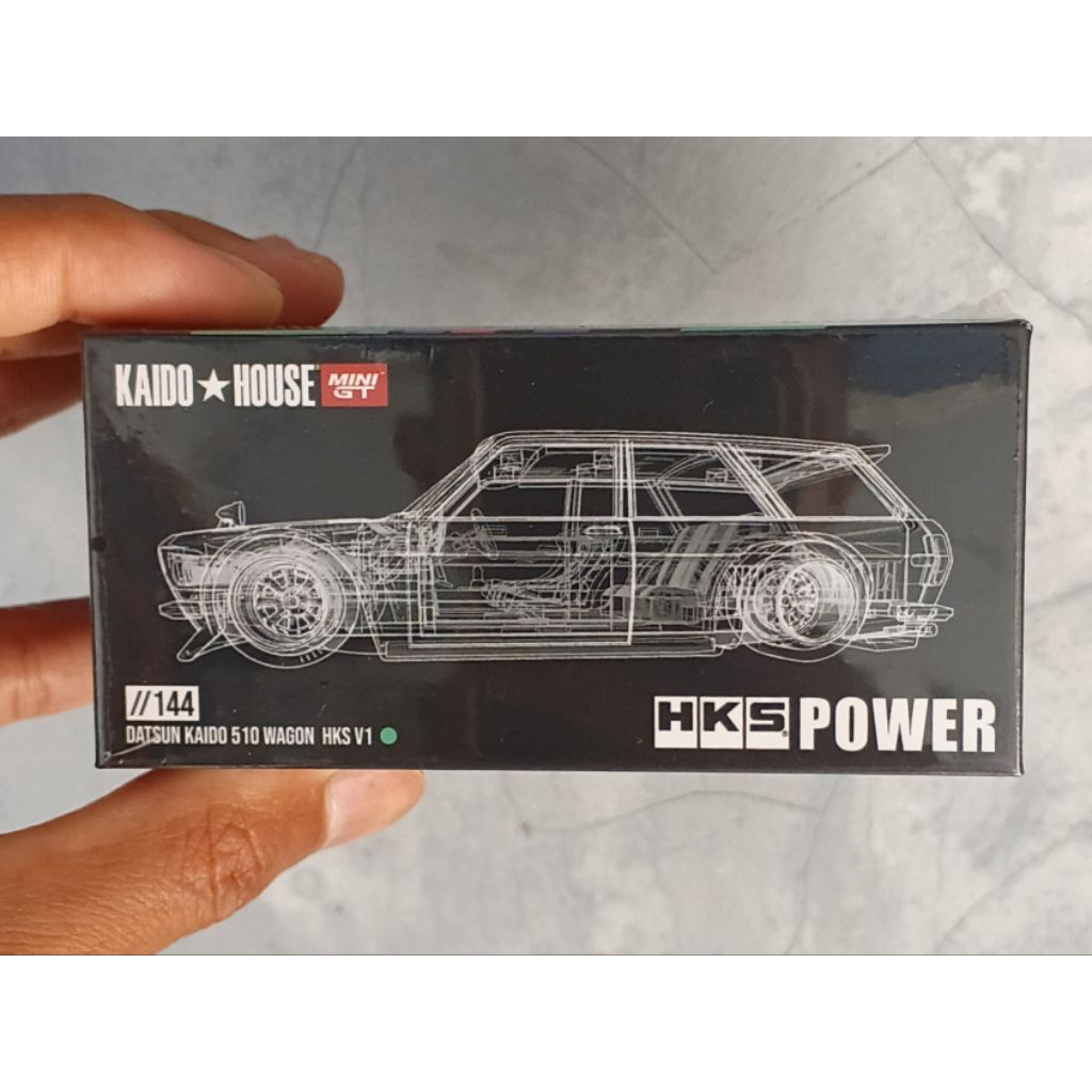 Mini GT Kaido House Datsun Wagon 510 HKS