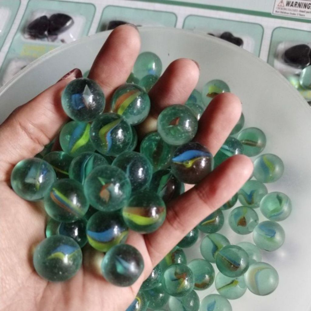 mainan anak kelereng gundu  / kelereng belimbing warna warni isi 50pcs