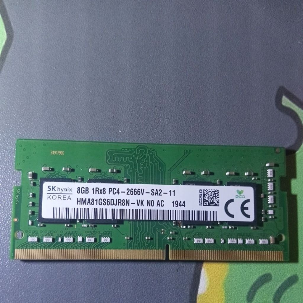 RAM SK Hynix 8GB 1x8 ddr4 (Second/Bekas)
