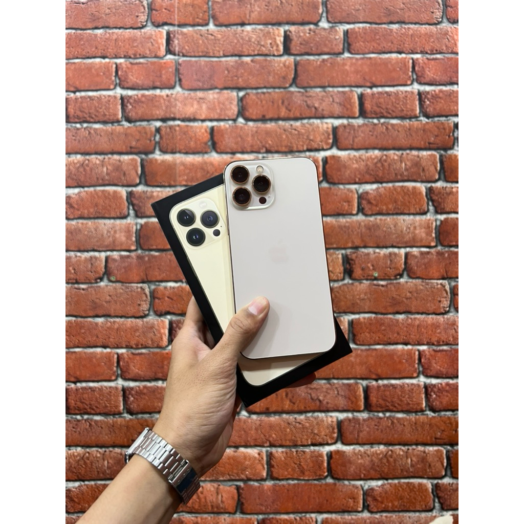 iphone 13 promax 256 gold second resmi