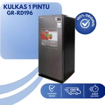 Toshiba Kulkas 1 Pintu 1 Door Refrigerator  - GR-RD 196 CC