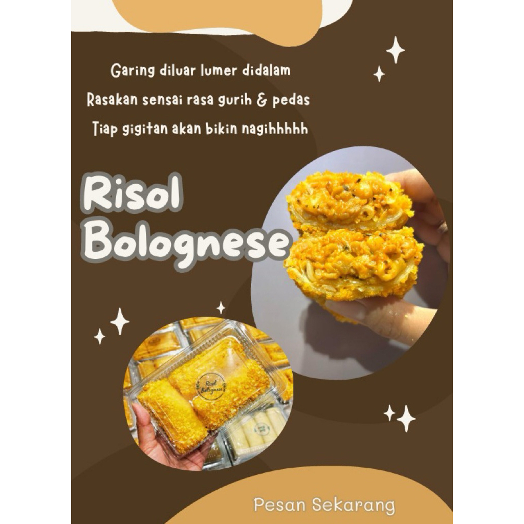 Risol Bolognese - Aneka Risol - Cemilan Risol - Risoles