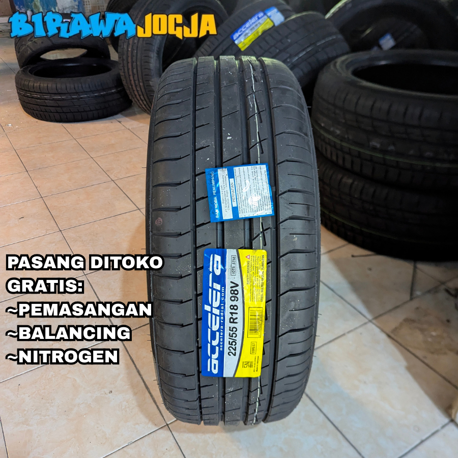 Ban mobil 225 55 R18 Accelera Iota kembangan Senyap -  ban mobil Chevrolet Trax, Hyundai Delica