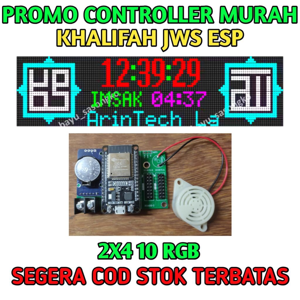 PROMO CONTROLLER JWS KHALIFAH P10RGB 2X4 AUTO TARTIL
