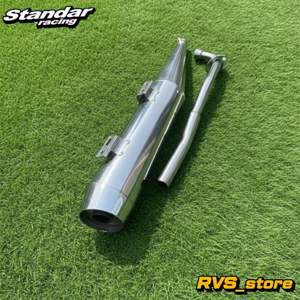 KNALPOT TSUKIGI STANDAR RACING BASS ADEM Astrea Grand Supra x 110 Jupiter z/z1 Smash Shogun Vega Zr/