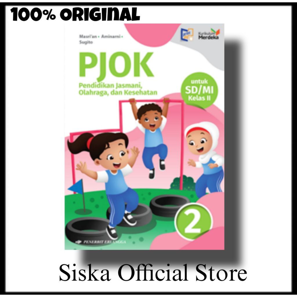 BUKU PJOK KELAS 2 SD KURIKULUM MERDEKA ERLANGGA