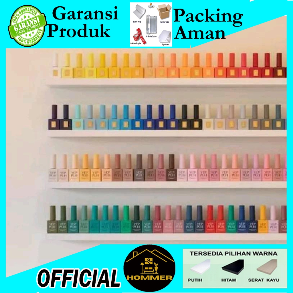 Rak Kuteks / Rak Dinding Kutek / Essential Oil/Parfum model LURUS