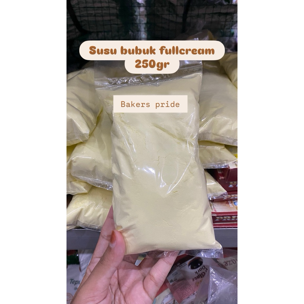 (250gr)Susu bubuk fullcream bakers pride