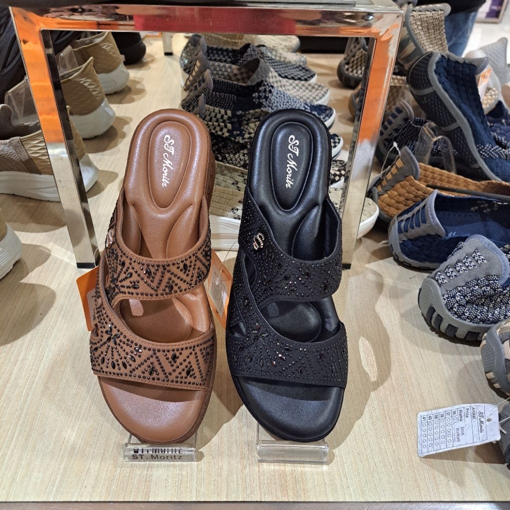 SANDAL COMFORT WANITA ST.MORITZ 100% ORIGINAL