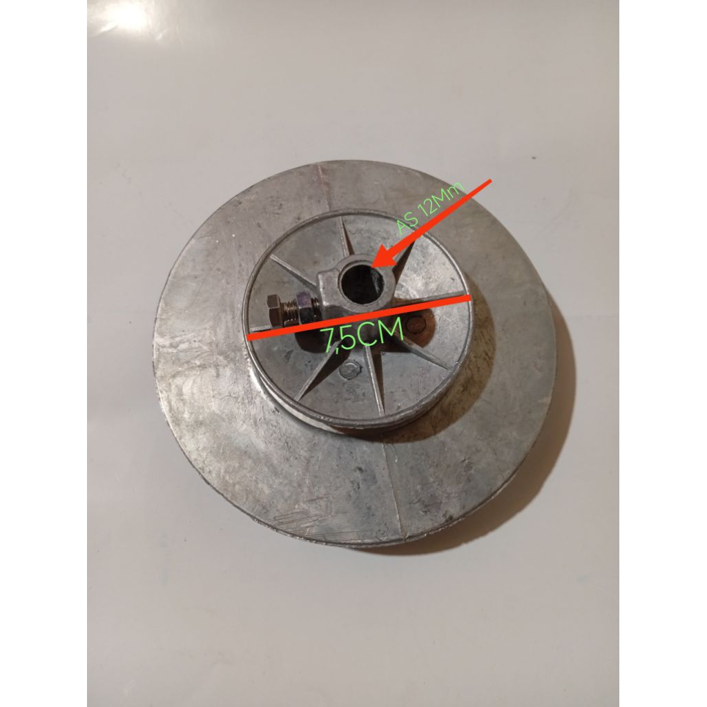 Puli vanbel dinamo mesin cuci Aqua-sanyo 1tabung 2 tabung original