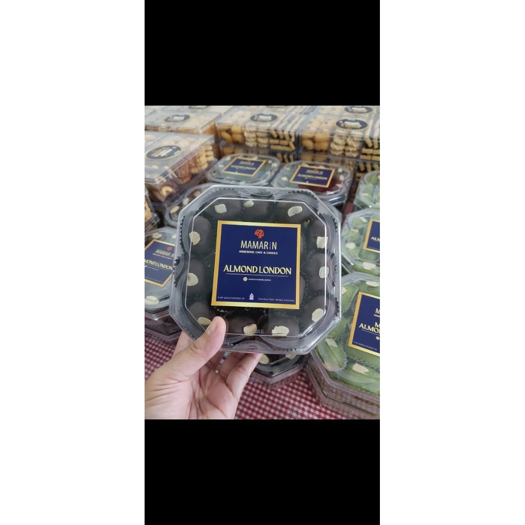 Almond London Cookies Kue Kering Lebaran Kue Kering Natal 100% Halal