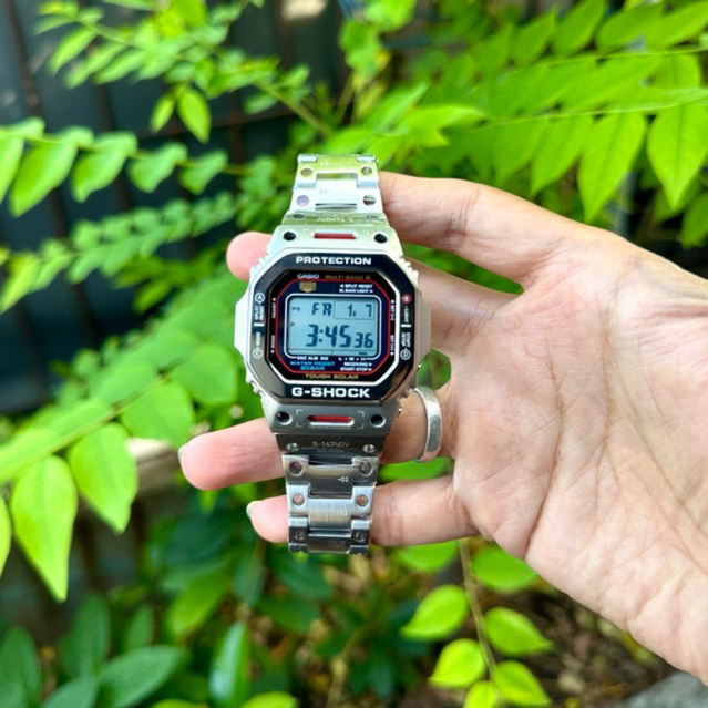 (Ready stock) G-SHOCK GW M5610 BEZEL STRAP TVA SILVER NEW ORIGINAL