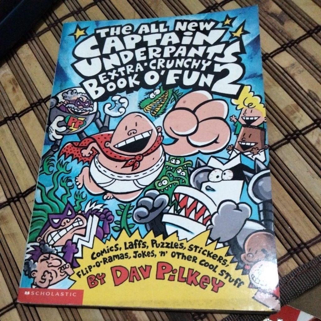 buku Captain Underpants cabutan