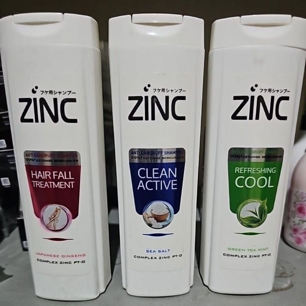 zinc shampoo sampo hijab active clean active refreshing cool 340ml