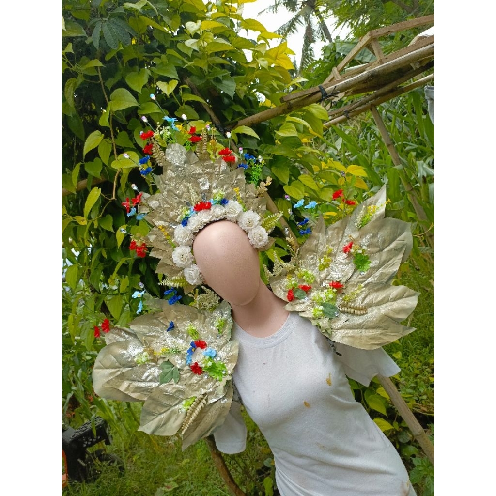 Kostum Tanaman,Kostum bunga,kostum daun,kostum unik,kostum karnaval