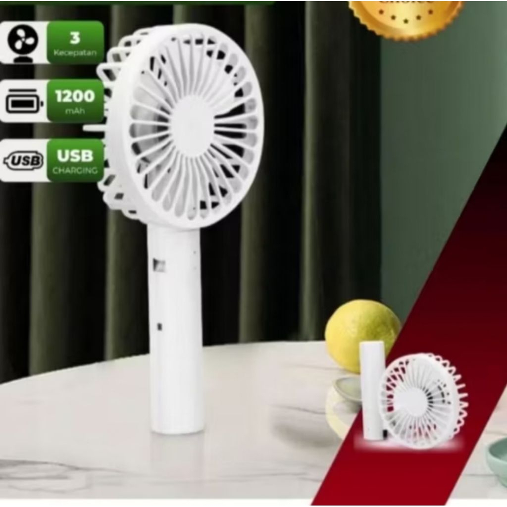 Kipas Tangan Lipat Mini Emergency Portable USB charge AOKI AF 105C