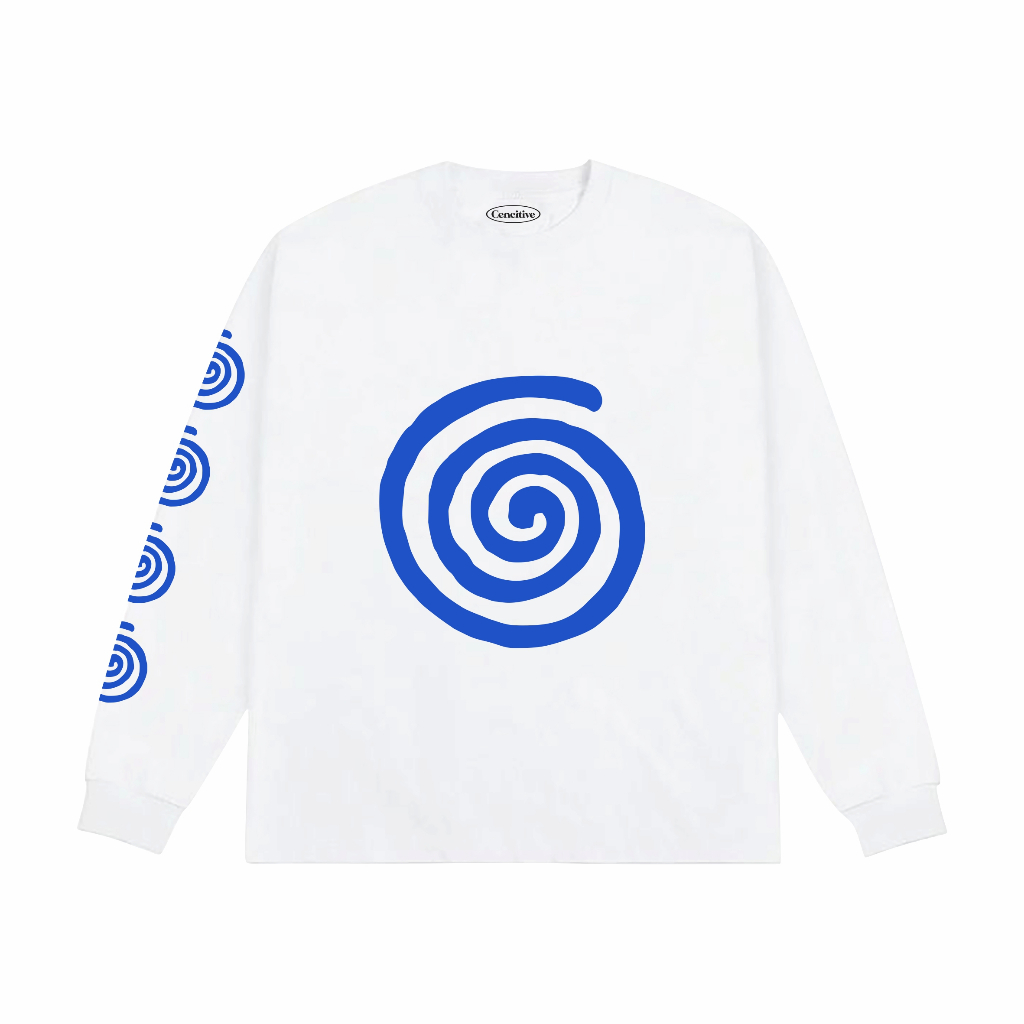 TS-Cencitive Baygon Blue Longsleeve White