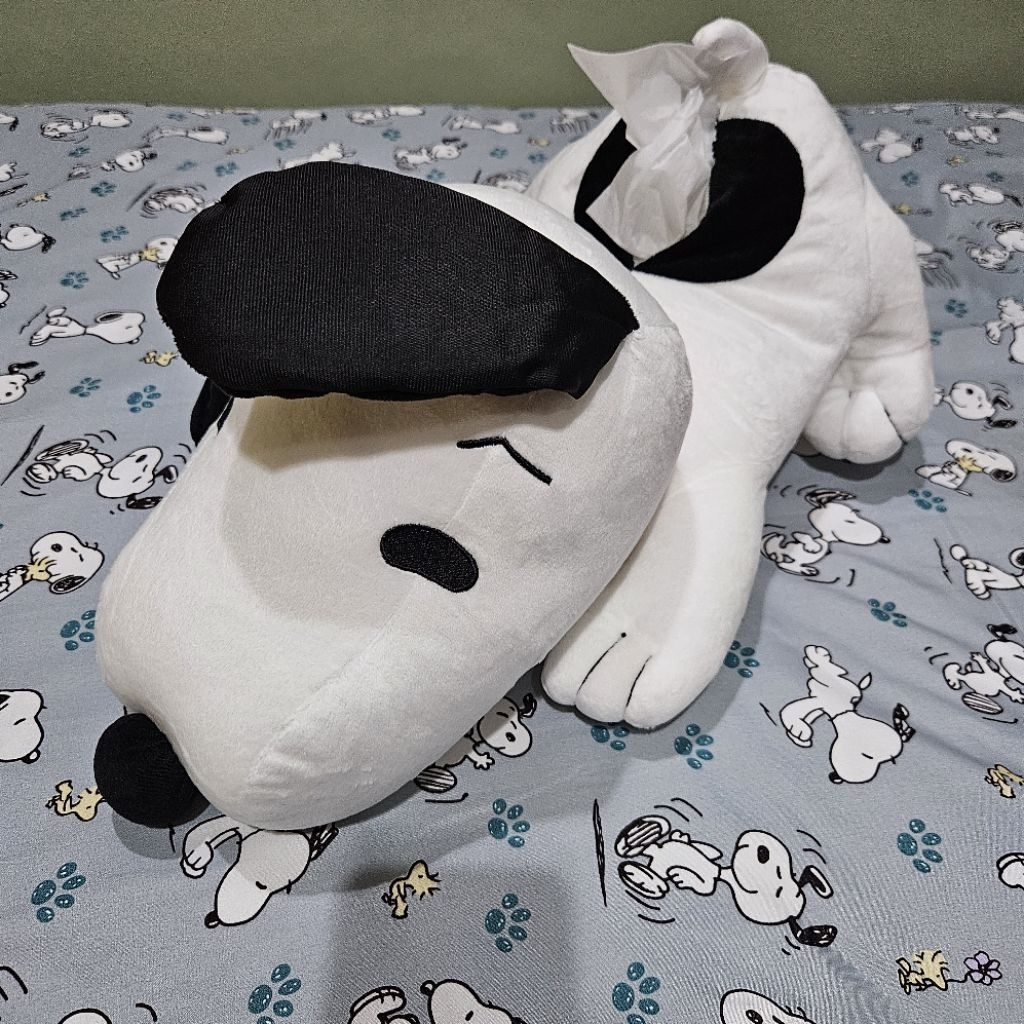 Snoopy Boneka Jumbo Tempat Tisue Snoopy  Ready New