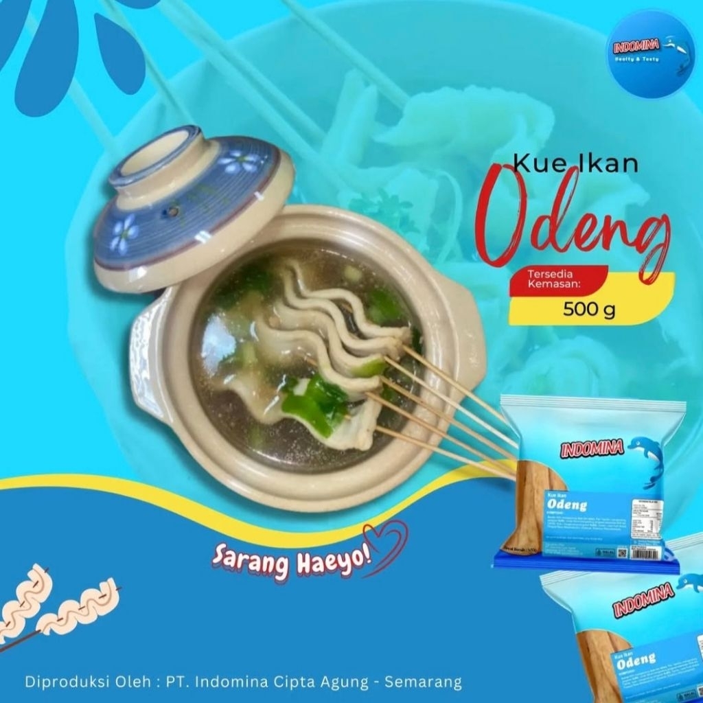 indomina odeng frozen / korea food frosen / olahan ikan seafood