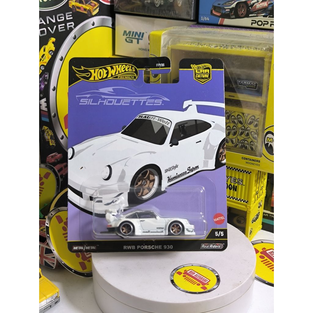 hotwheels silhouette 2025 RWB PORSCHE 930 white hw premium