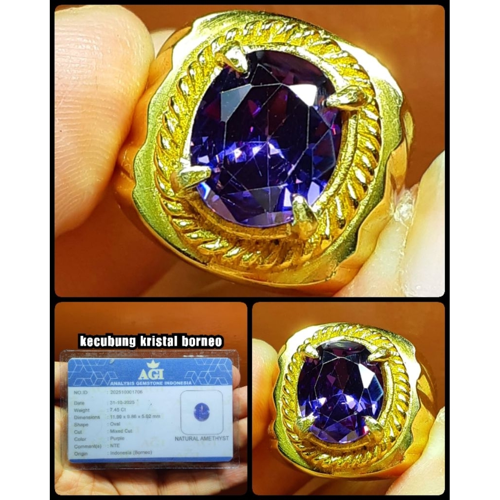 natural batu kecubung kalimantan kistal super HQ bos