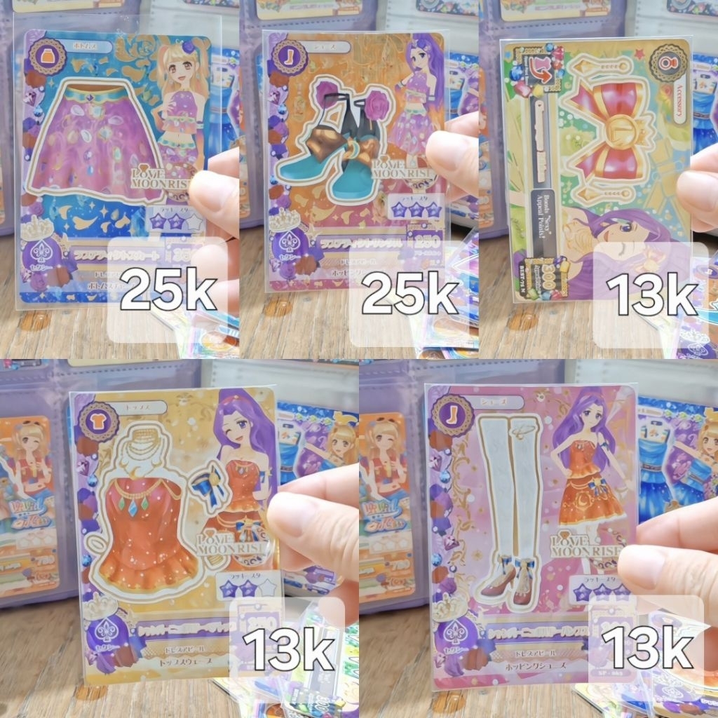 aikatsu card/ kartu aikatsu japan english ver ori