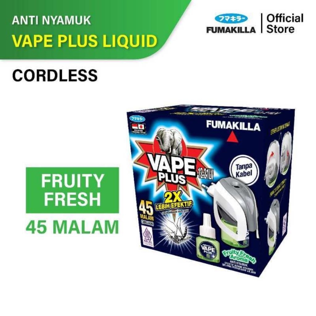 Vape Fumakilla Plus Obat Nyamuk Electric Tanpa Kabel