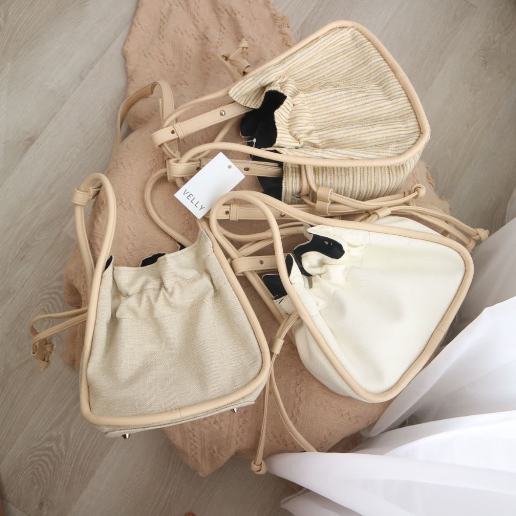 Alodie Bucket - Tas Bucket Serut Tas Bahu Wanita
