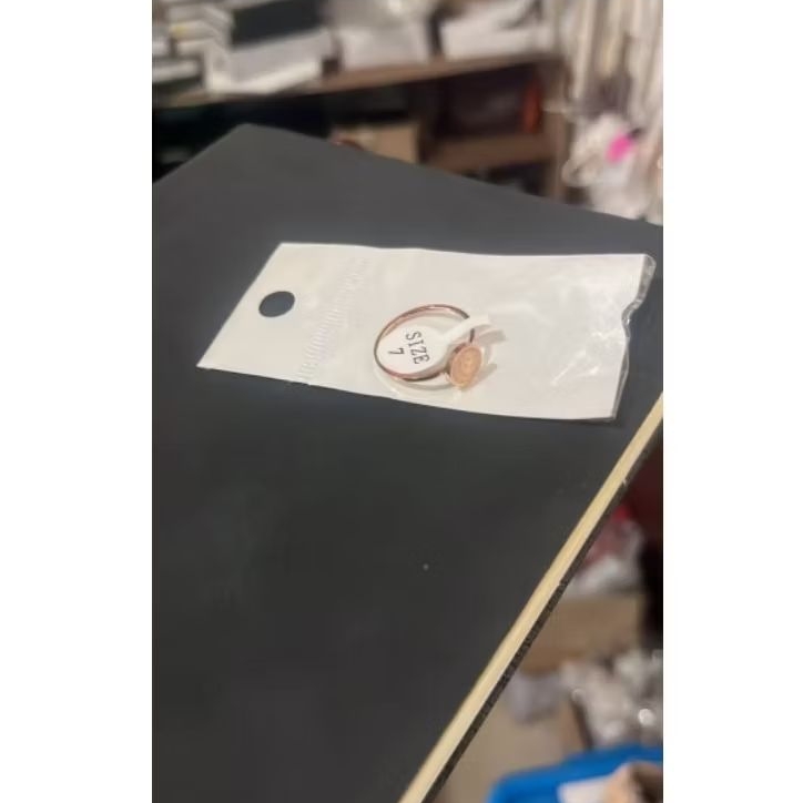 cincin titanium koin rose