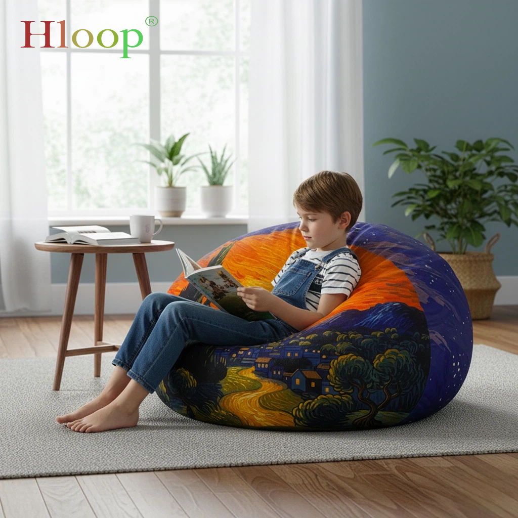 HLOOP bean bag sofa 1 seater kursi santai depan tv kursi ruang tamu  kamar  sofa anak