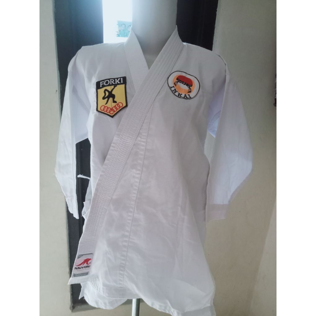 PL 2pcs baju atasan taekwondo anak belasan th