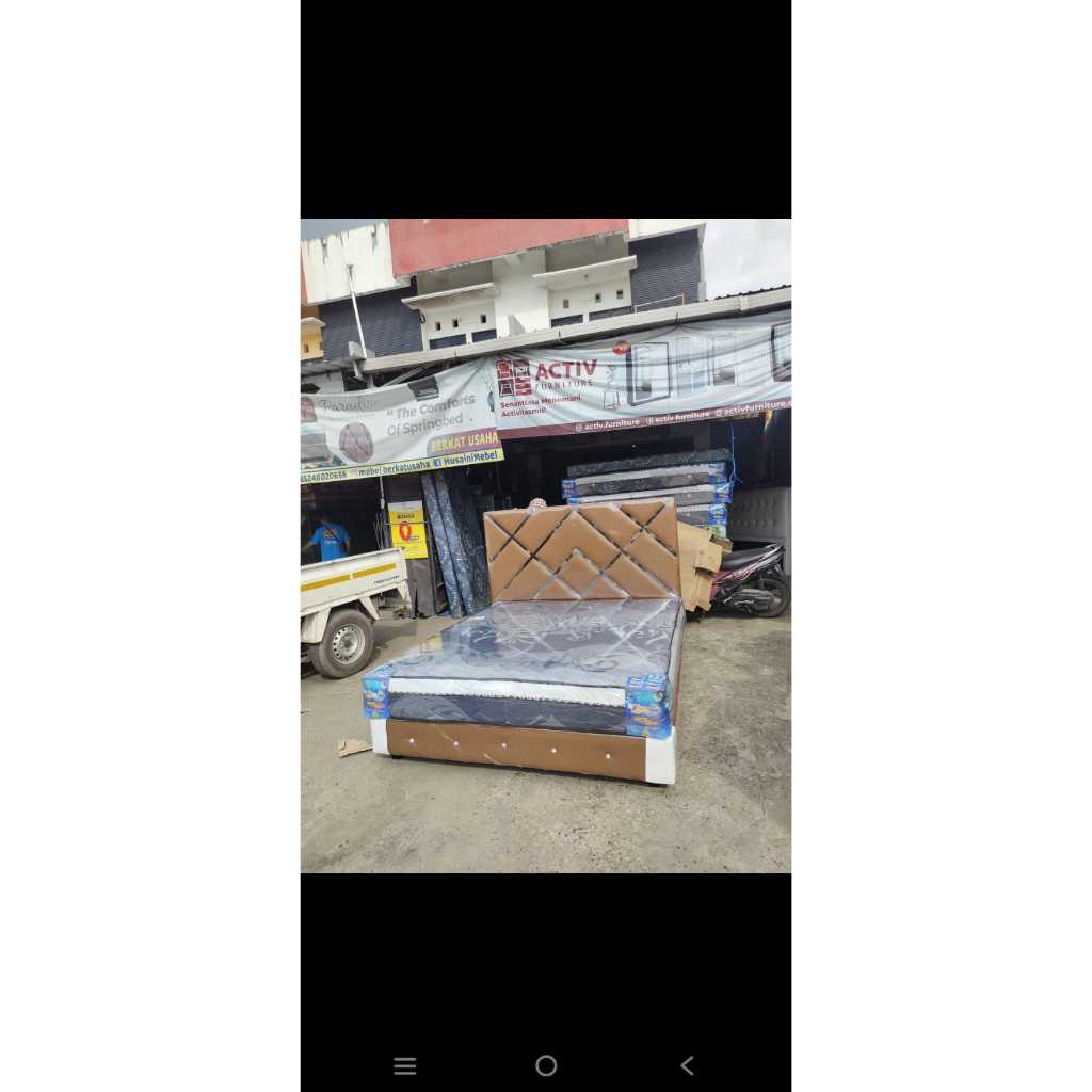 SPRINGBED SET DIVAN & KASUR SPRINGBED KWANTOP TOP FIT 160X200 I 180X200 BANJARMASIN