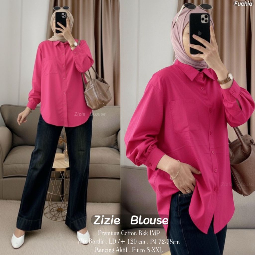 JUMBO LD 120 ZIZIE BLOUSE BAJU WANITA