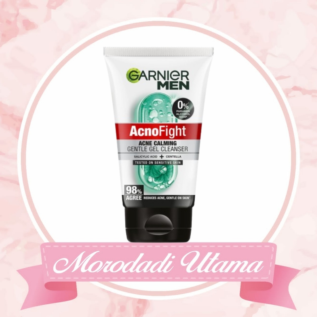 Garnier Men Acno Fight Acne Calming Gentle Gel Cleanser 100ml (018055)