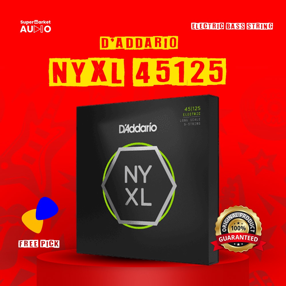 D'Addario NYXL 45125 Dadario Senar Bass 5 String Original