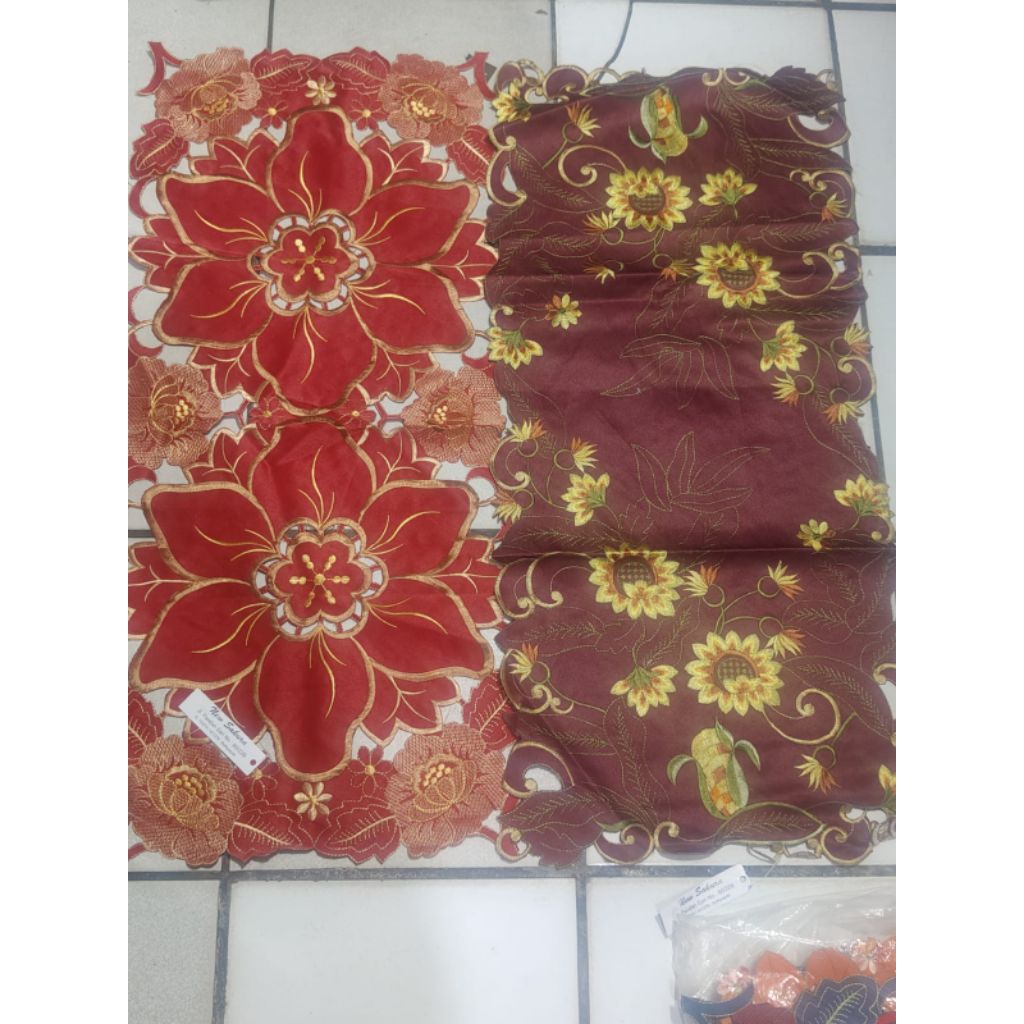 taplak meja tamu bordir