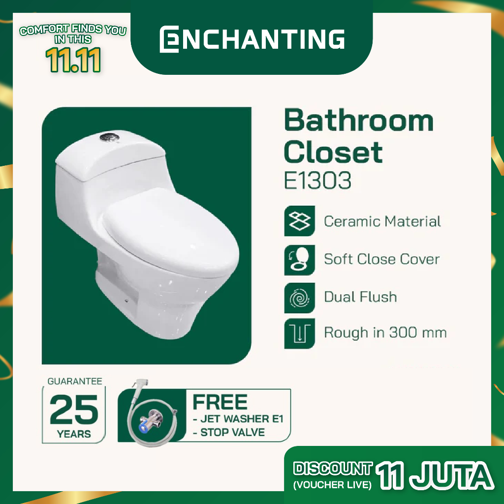 Toilet Duduk Europe Enchanting E1303 - Bidet Toilet Seat