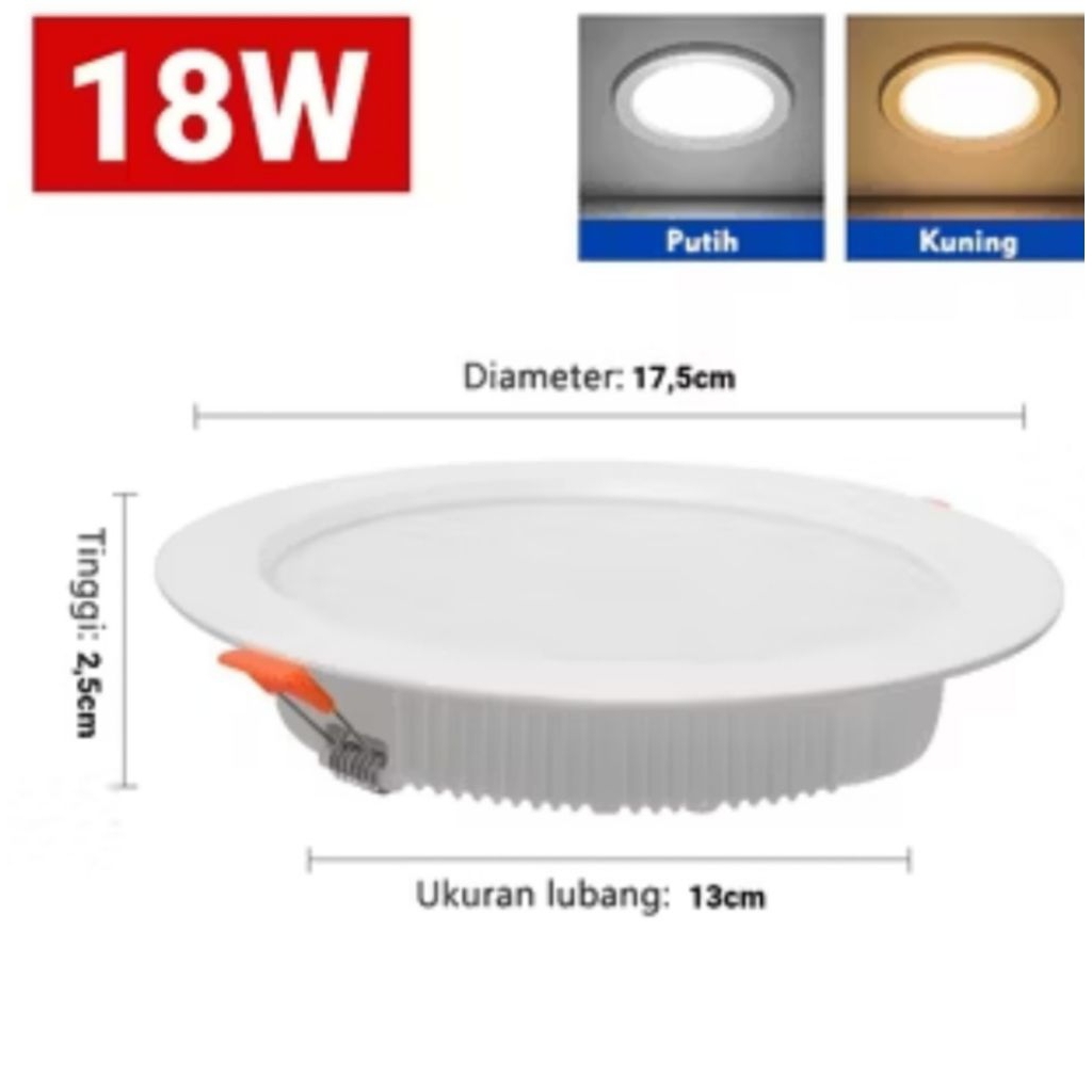 lampu led panel 18watt#led panel inbow bulat 18watt#led panel 18watt