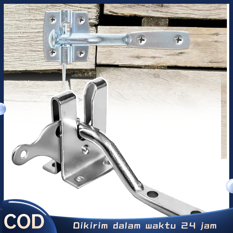 Selot Otomatis Gerendel Pintu Rumah Serbaguna Konci Selot Pintu Kunci Selot Pintu Otomatis