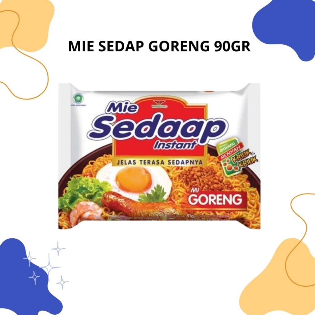 SEDAP MI GORENG 90GR / SEDAP GORENG / SEDAP