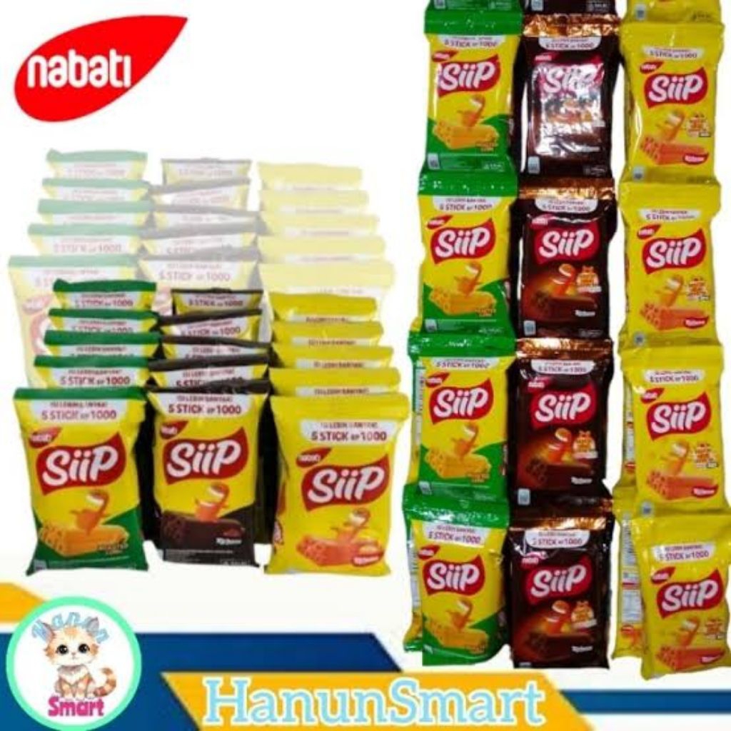 NABATI SIIP RENCENG ( 1 PACK ISI 10 PCS )