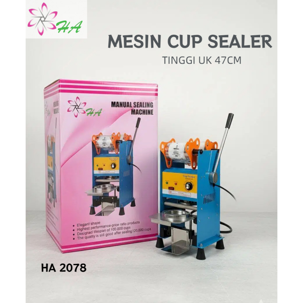 HA Mesin Cup Sealer // Alat Press Minuman Serbaguna